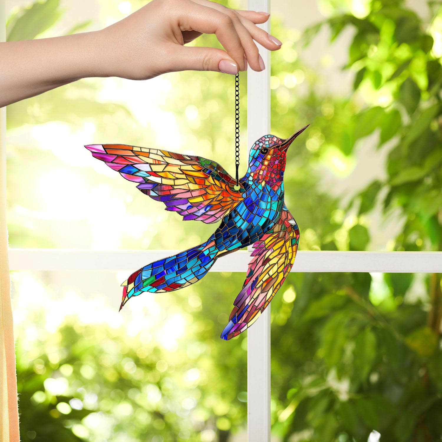 Broche Colibrí Azul - ¡Detalle Elegante Para Tus Prendas! (Metal, 3.6x2.6 Cm)