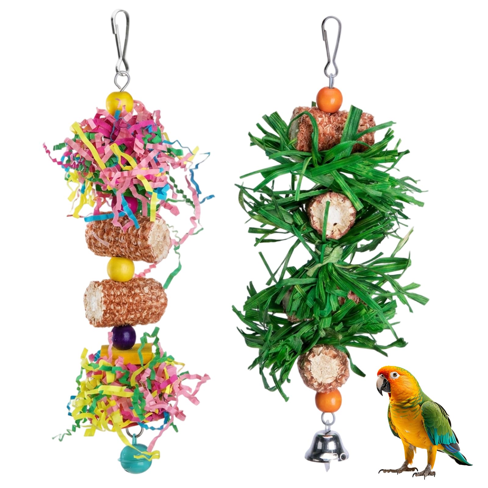 2 Pièces Jouet Perroquet