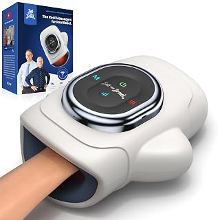 BOB AND BRAD Hand Massager with Heat and Compression, Individual Fingers, FSA Eligible/HSA Eligible, Cordless Portable HandSpa Pro Hand Massager for Arthritis and Carpal Tunnel, Pain Relief, Gift - Amazon product rated Grade A