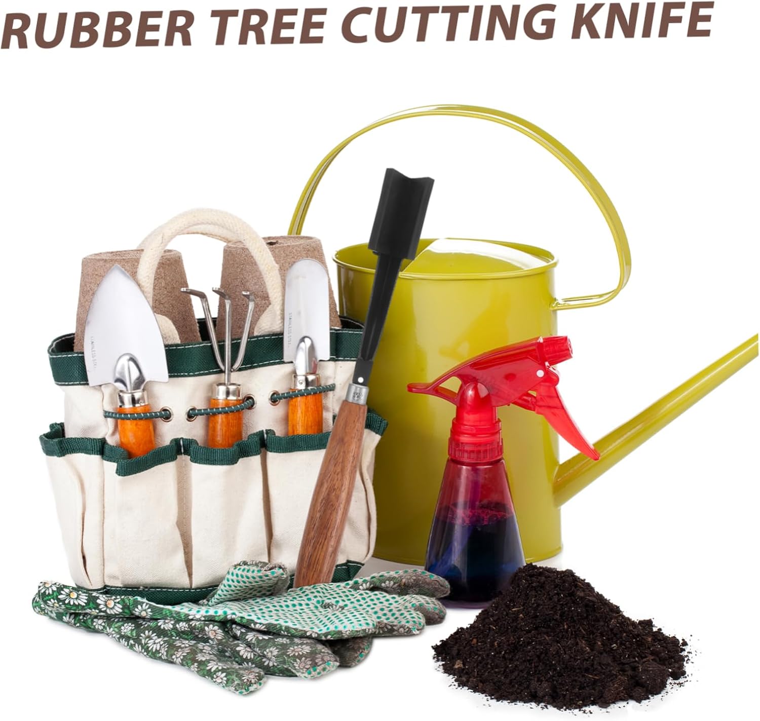 Shaped Rubber Tree Tapping Knife Precision Steel Bark Stripping Cutter with Ergonomic Handle for Enhanced Efficiency Rubber Harvesting and Tree Care