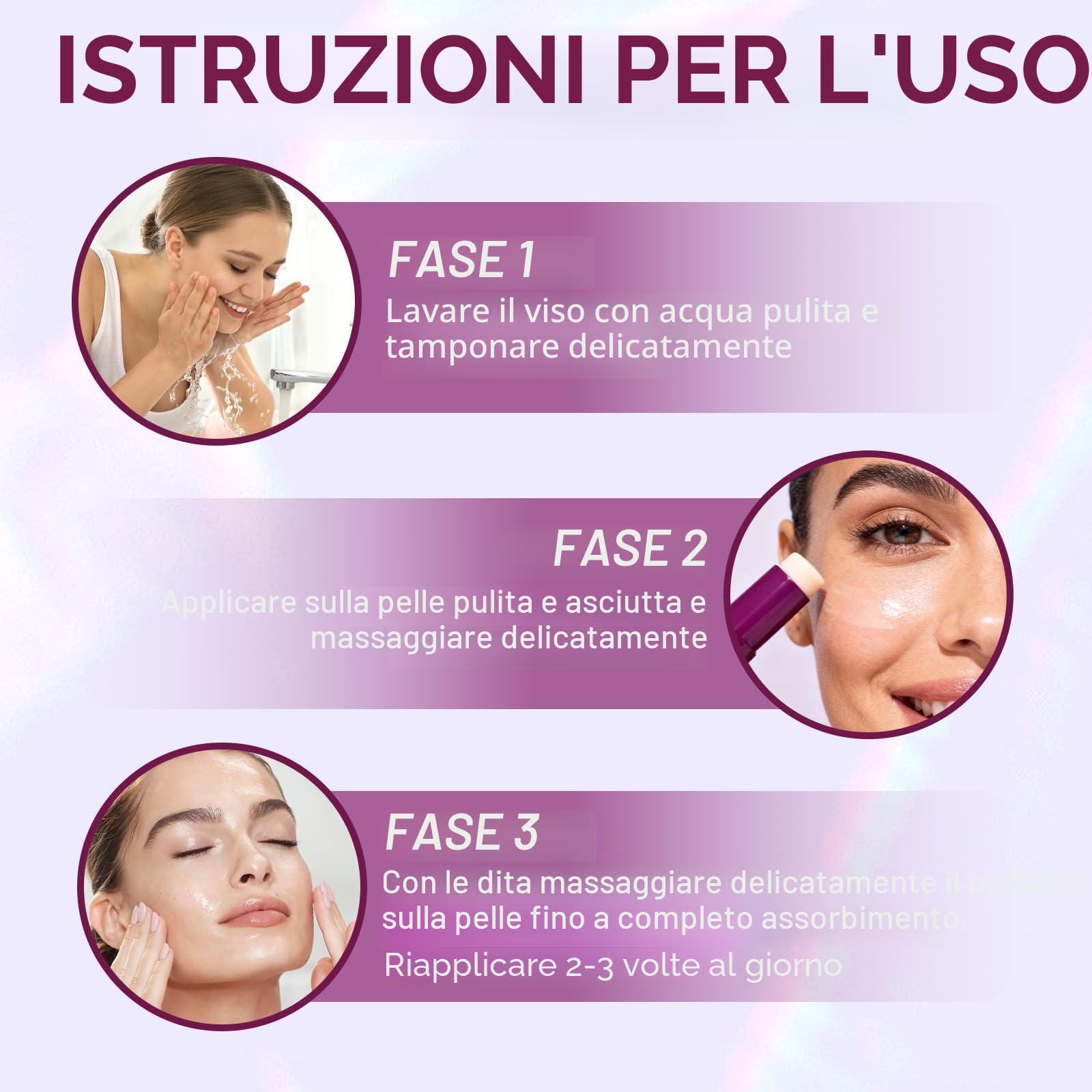 Calcium Multi Balm Stick, Calcium Volume Multi Balm Stick, Sticks Idratante al Collagene Coreano, Balsamo Anti-Età, Idratante, Antirughe, Sticks di Calcio Idratanti per Occhi, Viso, Collo