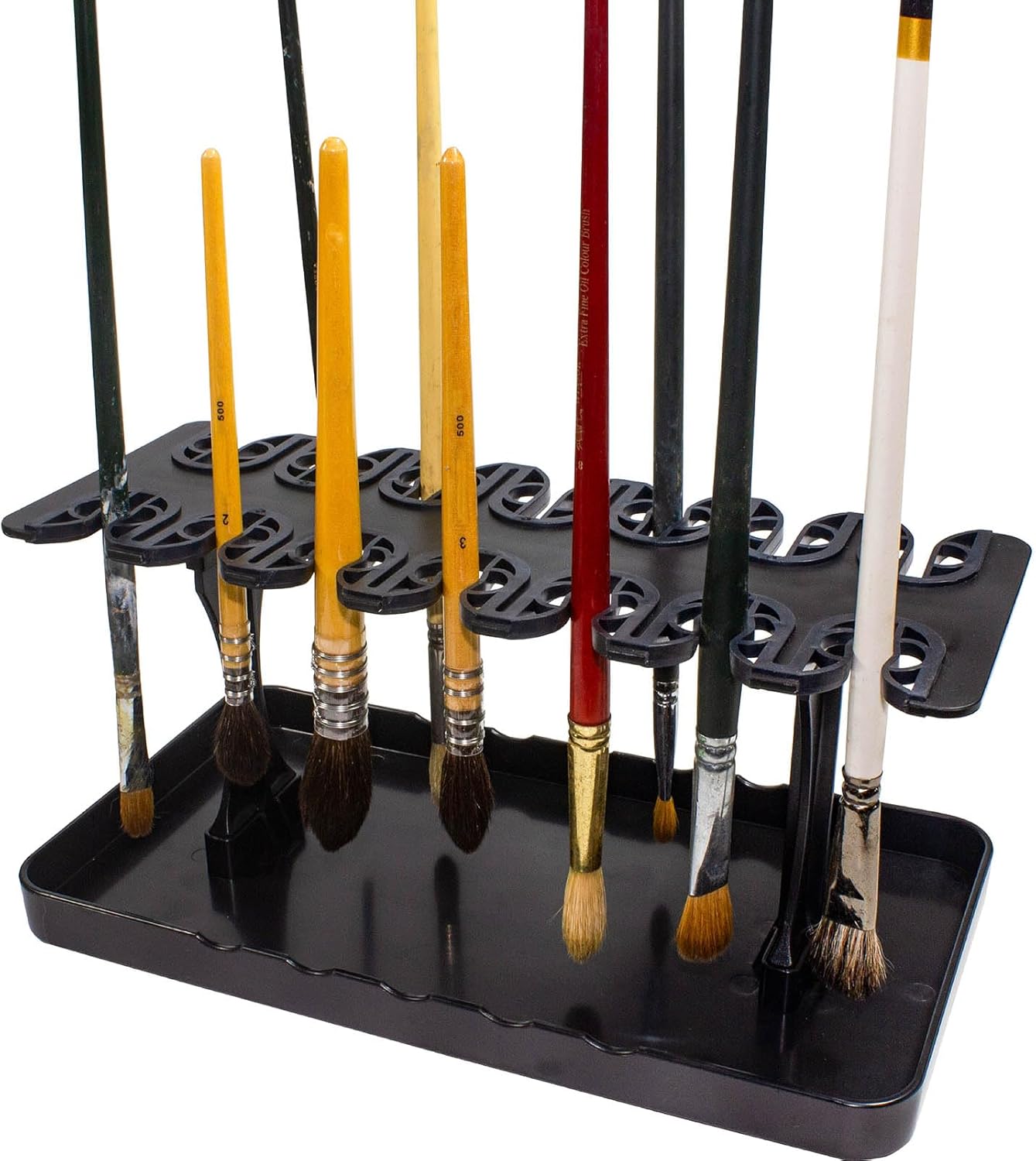CUGEBANNA Paint Brush Drying Rack for Artist(Black),Plastic