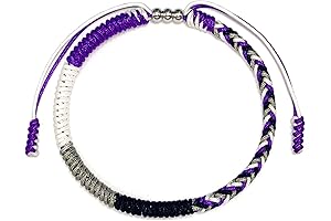 LAMIBEE Asexual Pride Bracelet: Strength in Pride