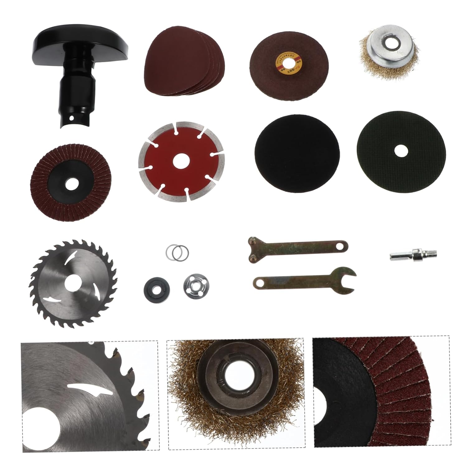 ORFOFE Drill Sanding Attachment Kit Angle Connecting Rod Parts Grinding Wheel Polishing Conversion Link Drill Accessories