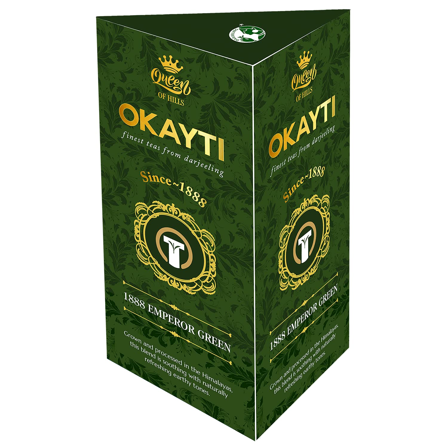 Okayti 1888 Emperor Green Tea | 100% Organic Single Estate Green Tea | Rich in Antioxidants and Detoxifying Green Tea - 100 Gm (Pack of 1) (B09HS9WK6G) Amazon Price History, Amazon Price Tracker