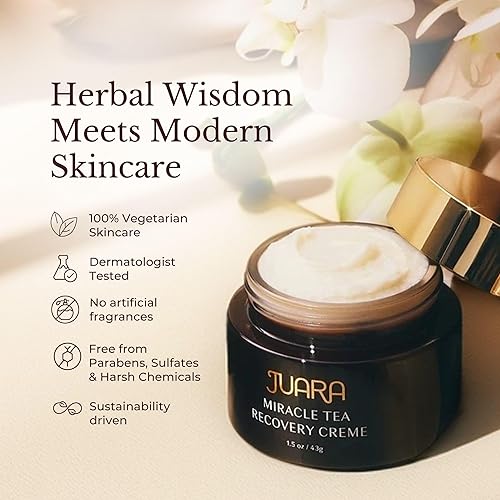 Miniatura 5 de JUARA - Miracle Tea Recovery Creme  Rescate la piel seca  Hidratación extrema  Reponer la humedad  Recuperar fuerza  Crema de larga duración  Libre
