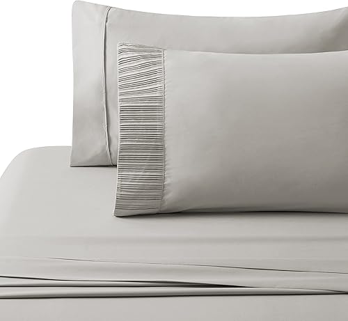 Miniatura 2 de Marina Decoration Juego de sábanas de 6 piezas ultra suave y sedoso de rayón sólido de bambú para todas las estaciones, con 4 fundas de almohada,