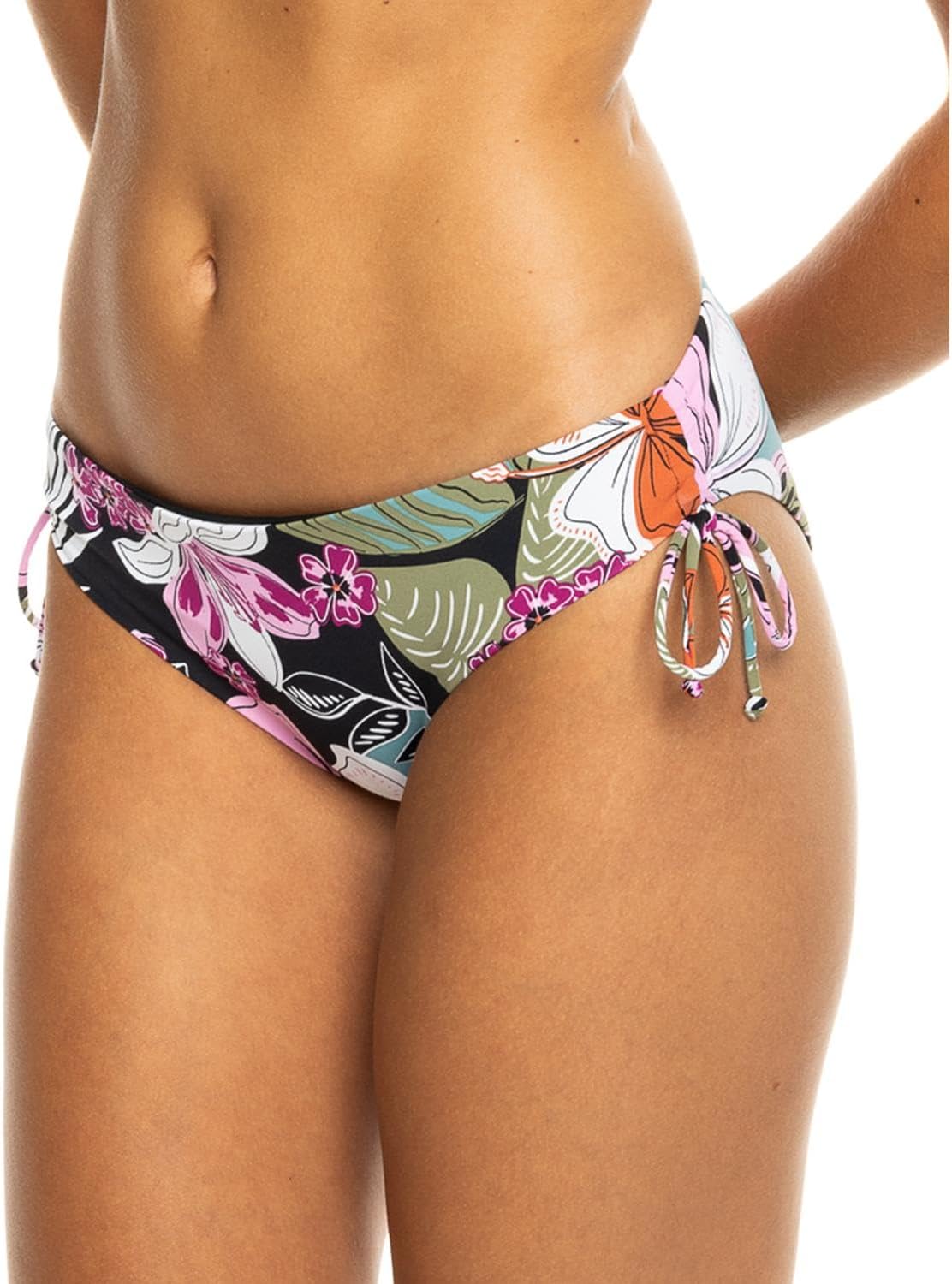 Roxy Women's Side Tie Cheeky Bikini Bottoms – Low Rise Swimwear, UPF 50+ Sun Protection - Image 2