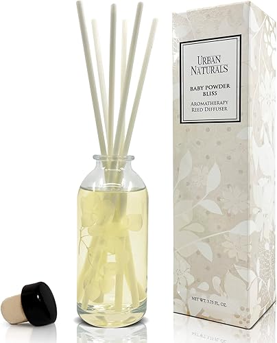 Vista 52 de Urban Naturals Lemongrass Verbena - Juego de difusor con varillas aromáticas Colección de aromaterapia (Refresh + Renew) Mind & Body Ambientador