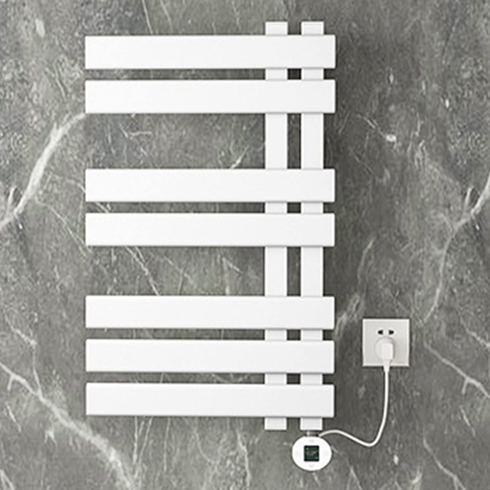 Radiador toallero eléctrico para baño montado en pared que transforma tu rutina