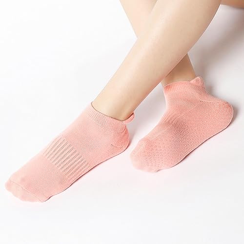 Miniatura 6 de Women Non Slip Grip Ankle Socks with Anti-Skid Soles Cushioned for Yoga, Pilates, Barre,Hospital, Home, Walking