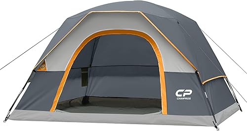 Miniatura 14 de Tents for Camping 4 Person Tent Waterproof Windproof Double Layer Camping Tent, Easy Setup Dome Tent with Large Mesh Windows & Wider Door for