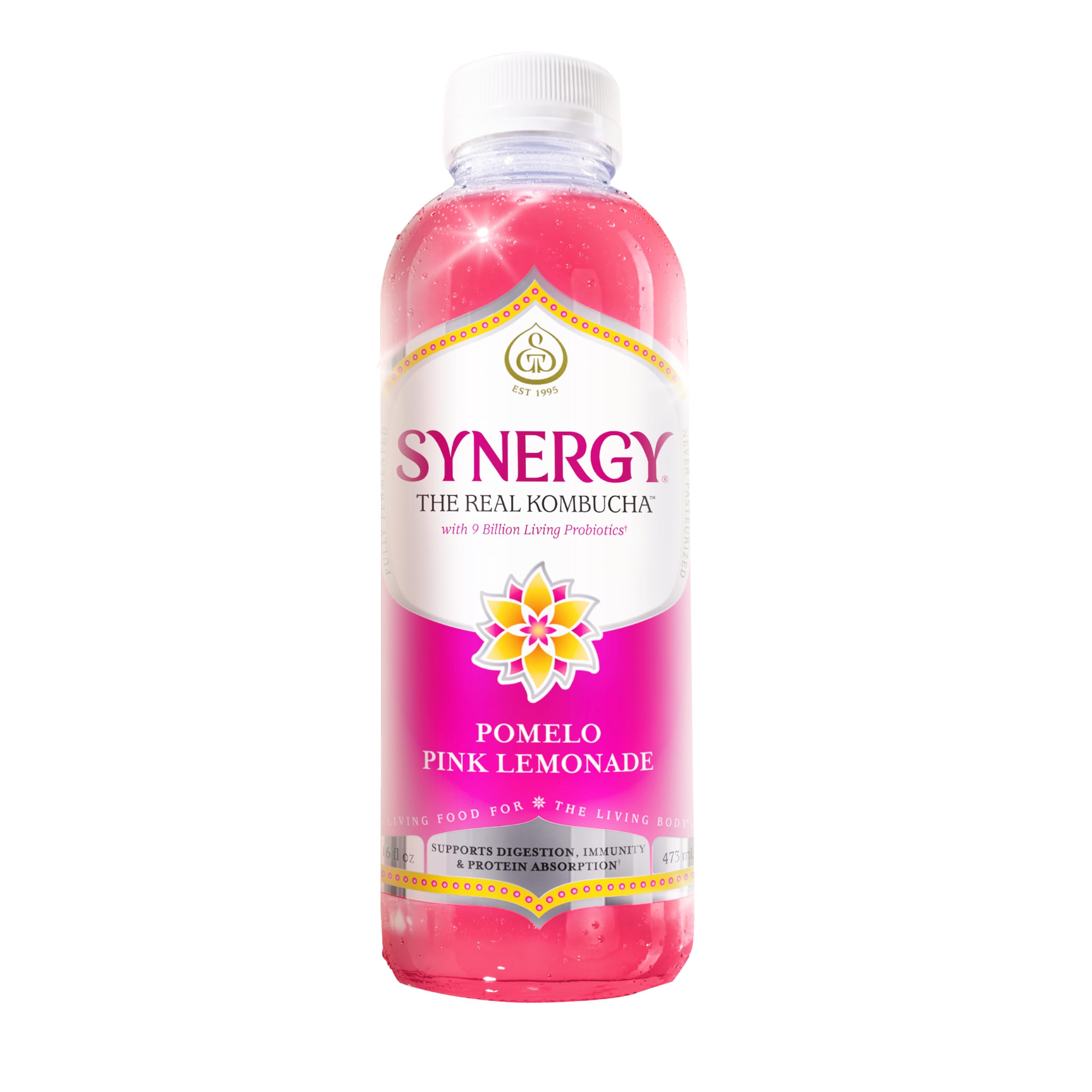 ダイエットドリンク KOMBUCHA CLEANSE & Re:SET Fasting Drink Amazon.com: SYNERGY The Real Kombucha - Pomelo Pink Lemonade - 16