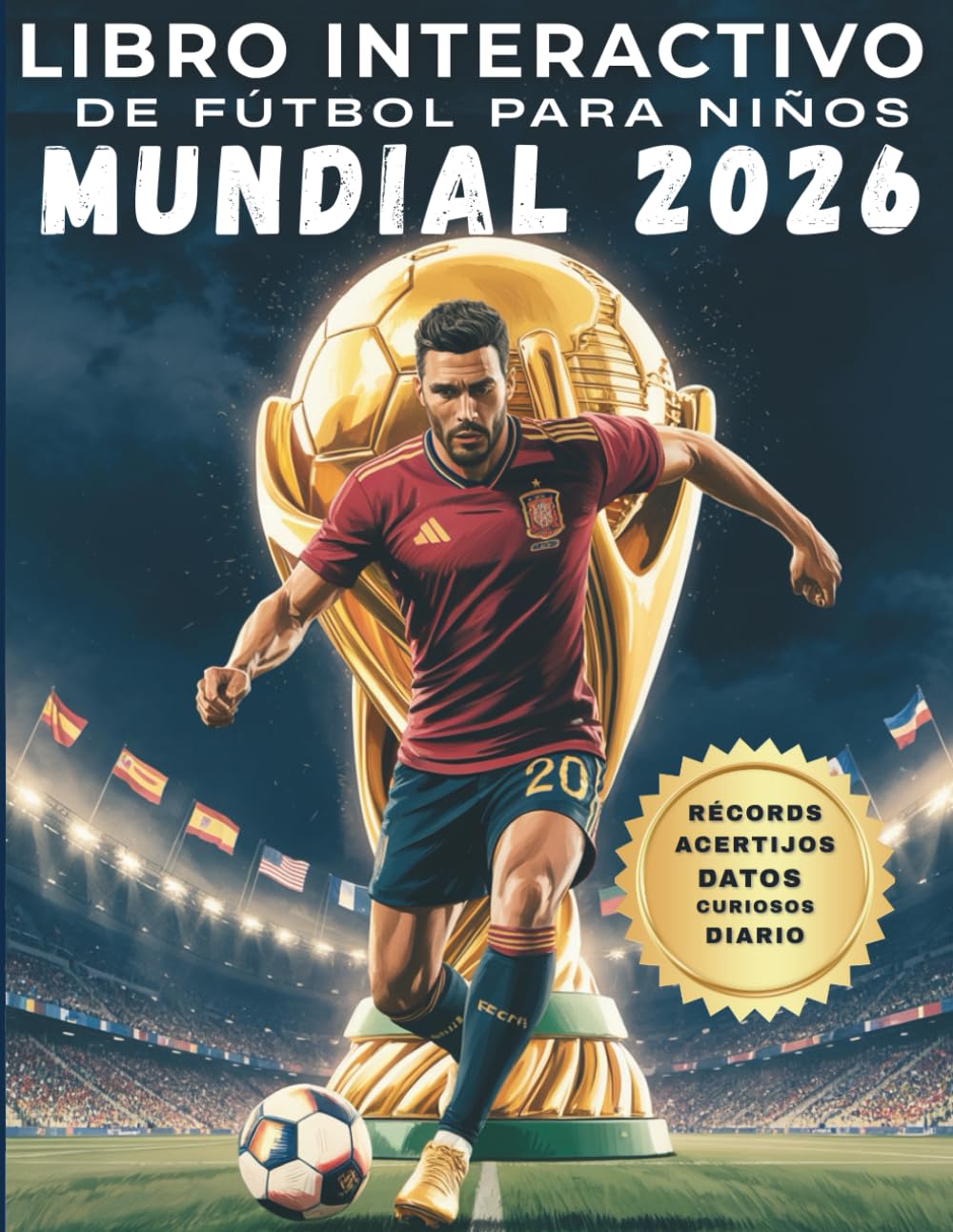 Libro Interactivo del Mundial de Fútbol 2026 para Niños: Un Libro Interactivo de Fútbol para Niños con Calendario de Partidos, Quiz, Diversión para ... del Mundial 2026 y Diario del Mundial.