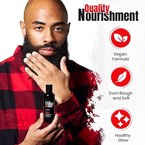 Miniatura 3 de That Urban Edge Champú para barba  Lavado profesional para hombres  Hidratante y acondicionador  Fórmula natural suaviza y fortalece  Vegano para