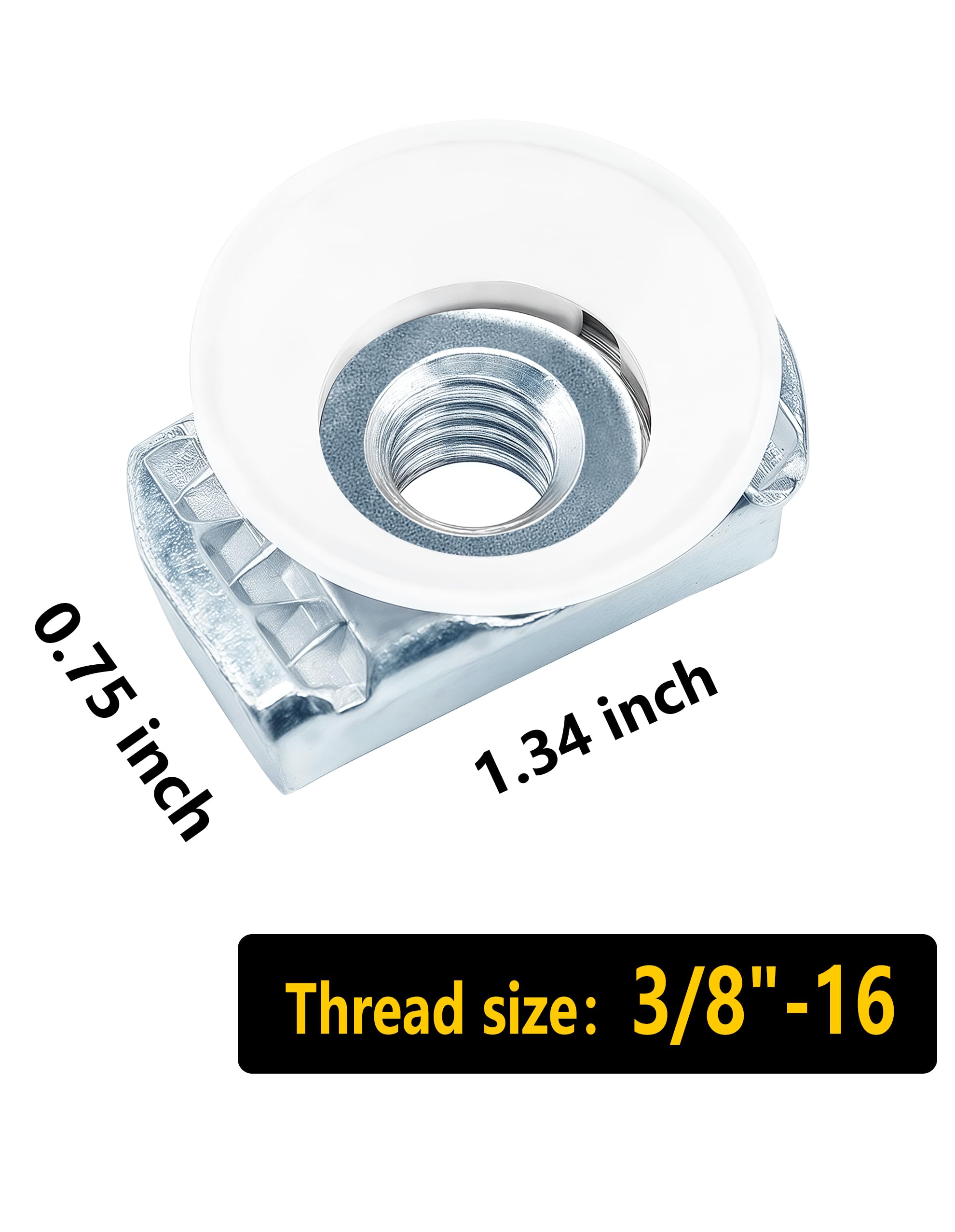 Strut Channel Cone Nuts - Galvanized Hardware -5