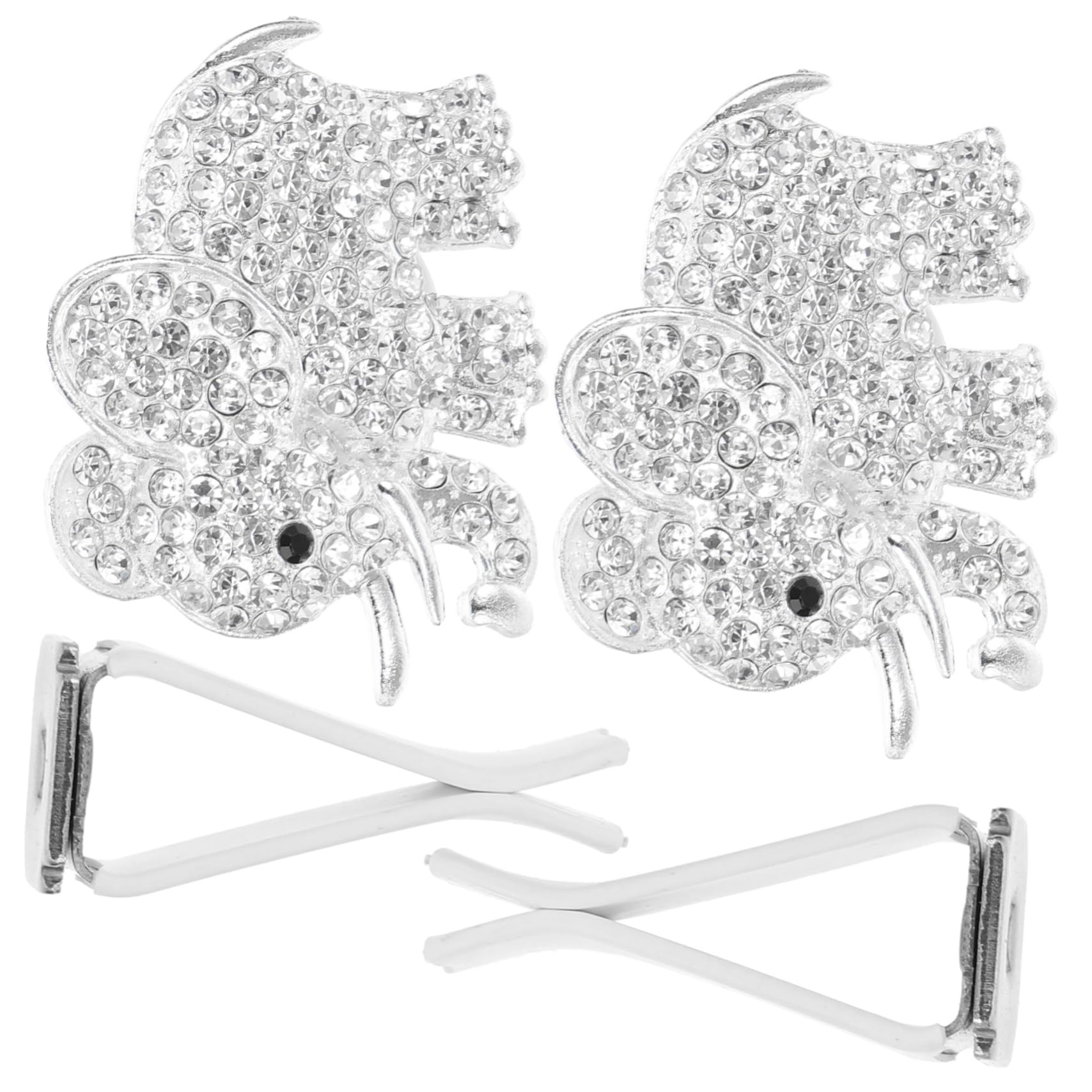 GLEAVI 10pezzi Clip Diffusore Profumo Auto Cristallo Elefante Da Decorazione Elegante Per Ventilazione Auto Accessori Per e Stile Unico
