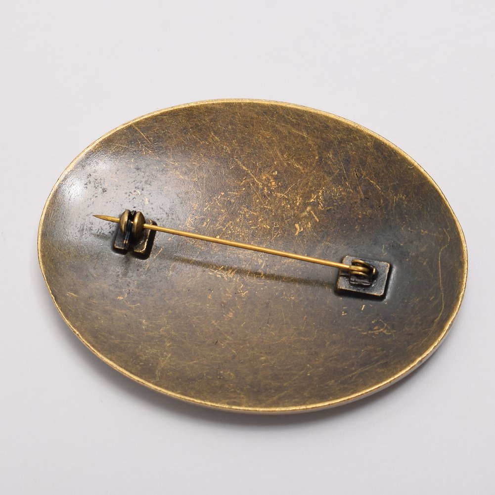 GRACEART Viking Broche Médiévale (1 paire)