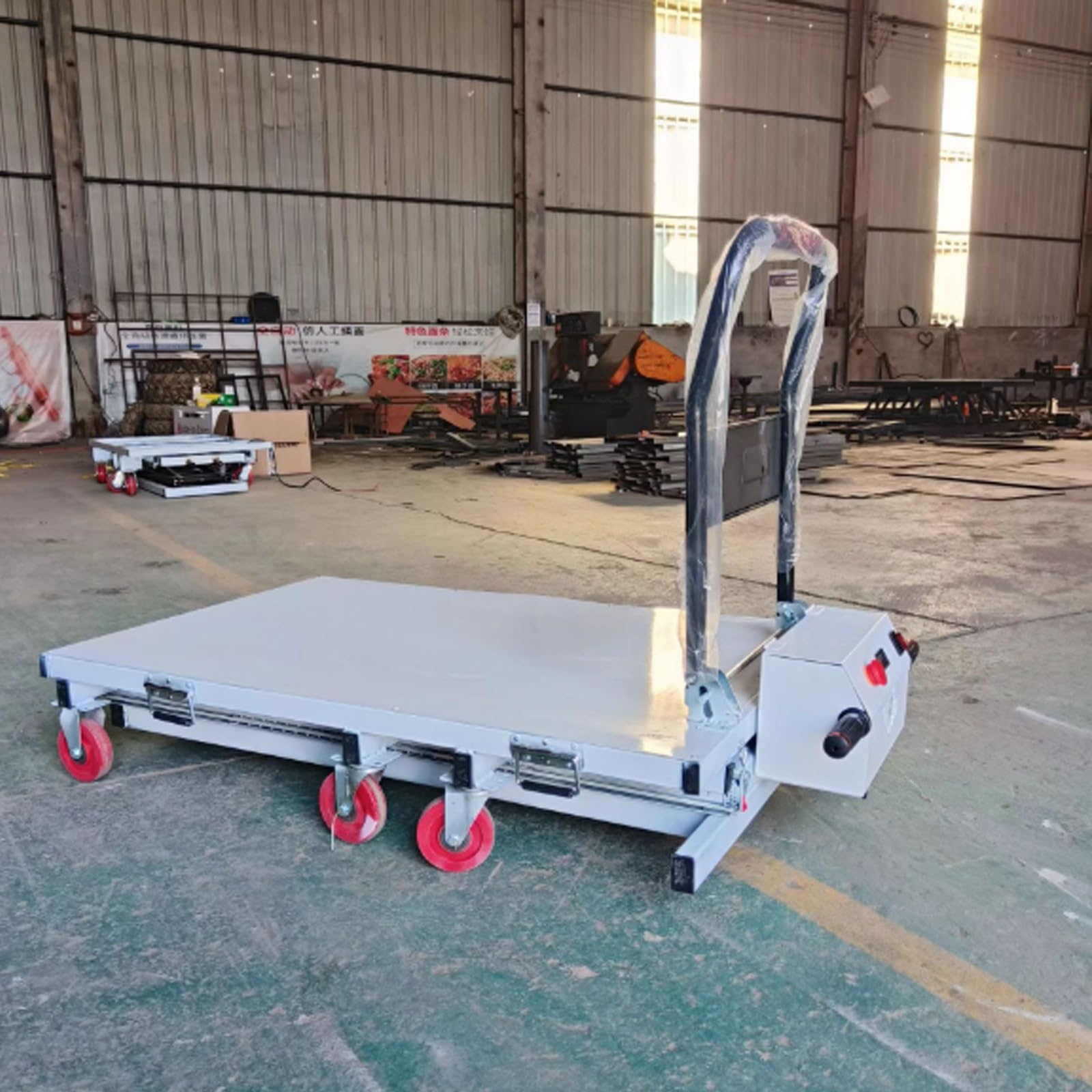 Hydrauliczny wózek widłowy i elektryczny stół do podnoszenia nożyc, 4-odwiadłowa hydrauliczna platforma do podnoszenia bezpiecznych rozładunków towarowych, Heavy Duty & Portable Cargo Handling Equipme