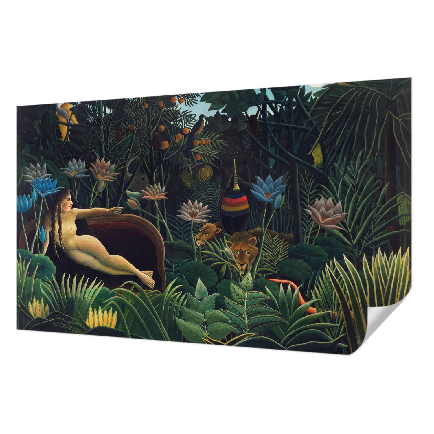 Décor mural adhésif jungle pour transformer votre chambre coucher