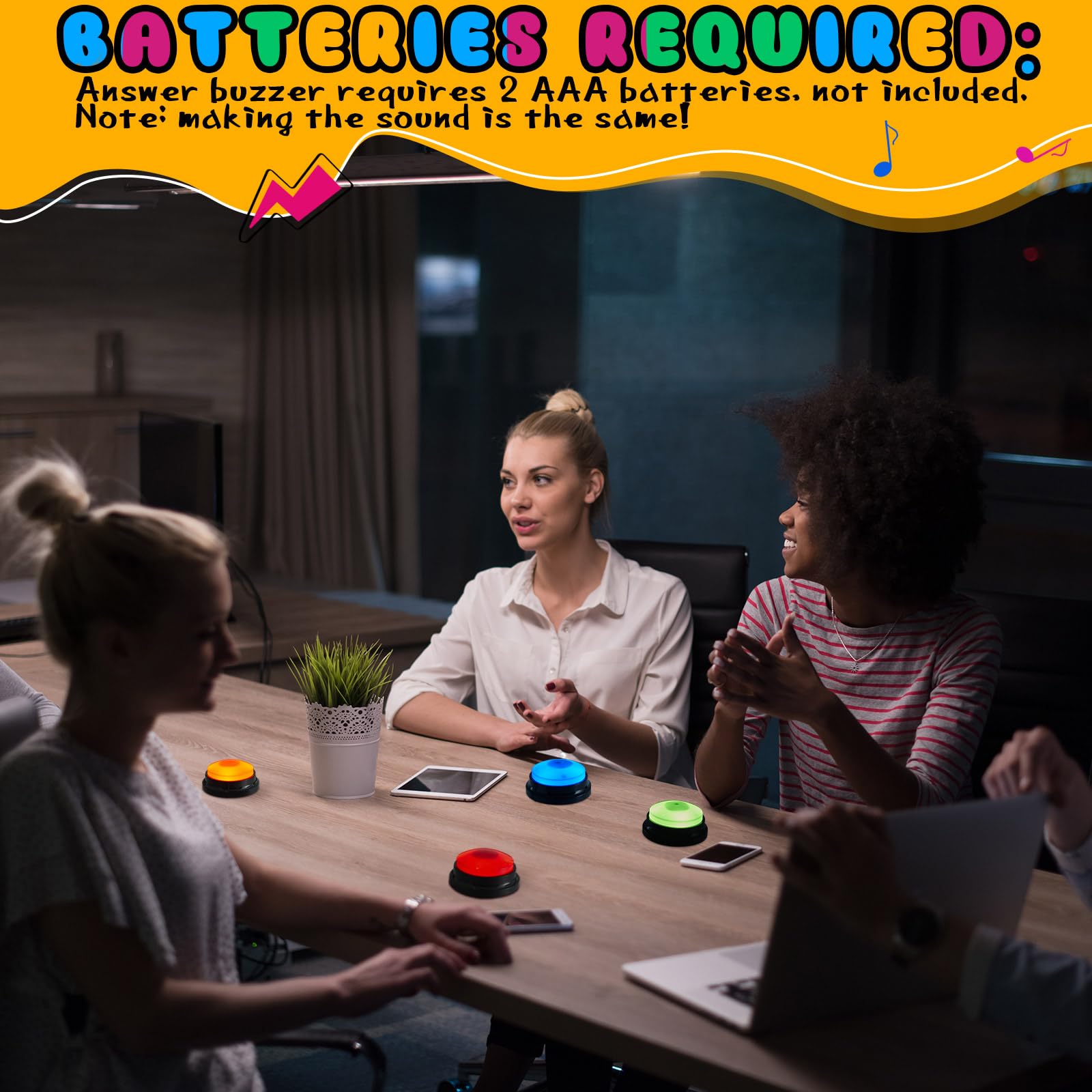4-Pack Game Buzzers With Lights And Sounds - Answer Sri Lanka