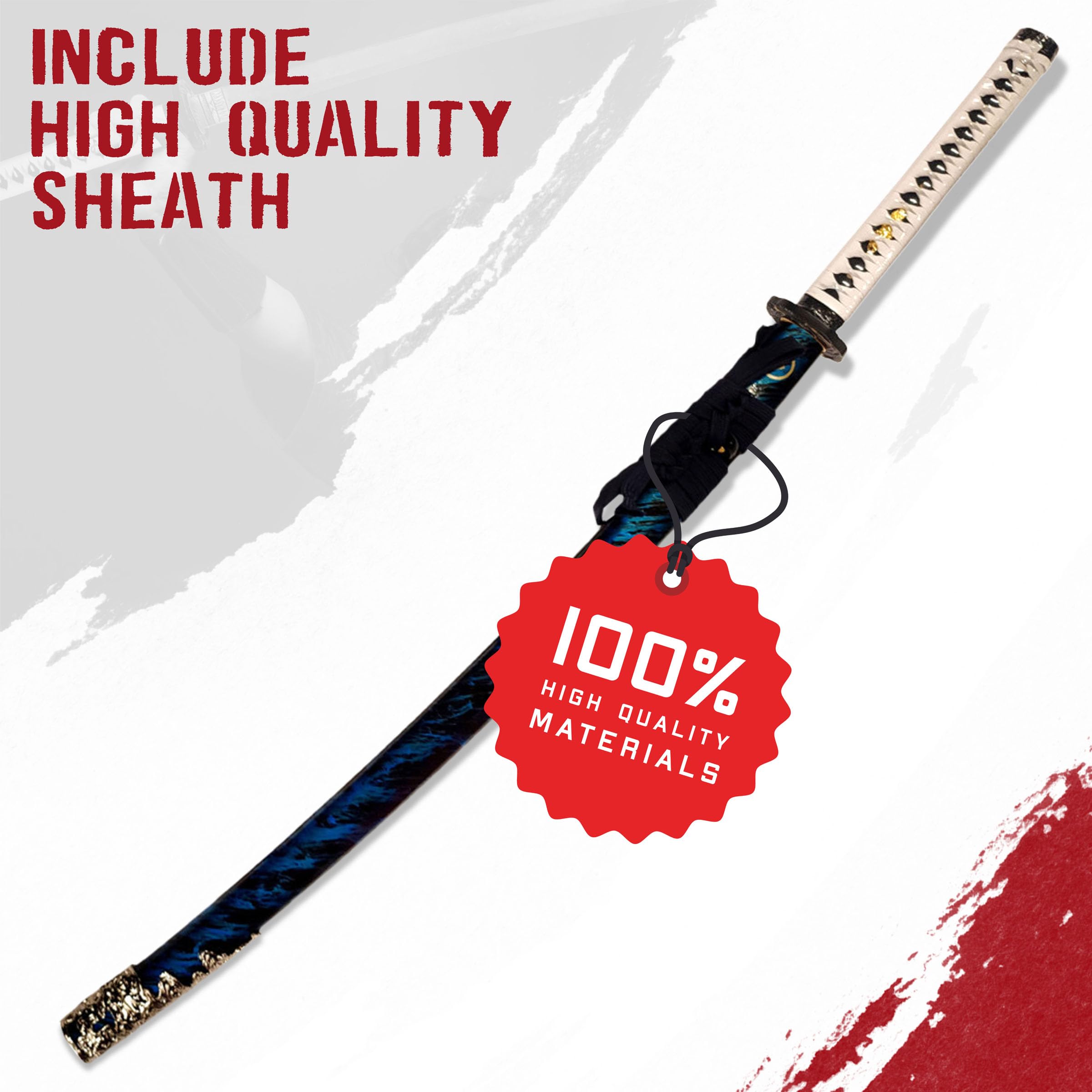 Ghost of Tsushima, Sekiro – Jin Sakai Schwert – The Storm of Sakai Katana, Samurai Schwerter echt, Katanaschwert, Gamer Geschenk