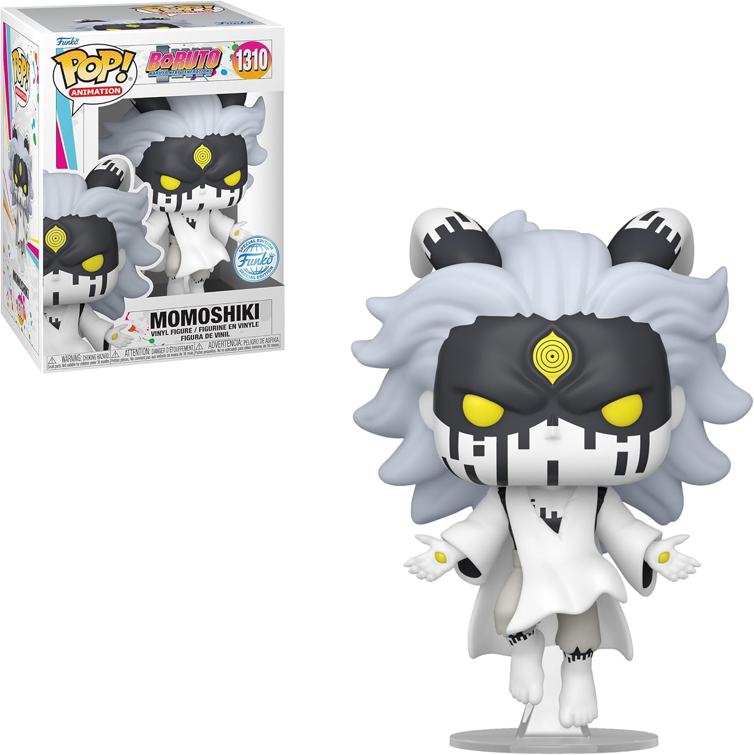 Funko Pop! Animation: Boruto Next Generations - Momoshiki Special Edition White Exclusive Vinyl Figure #1310