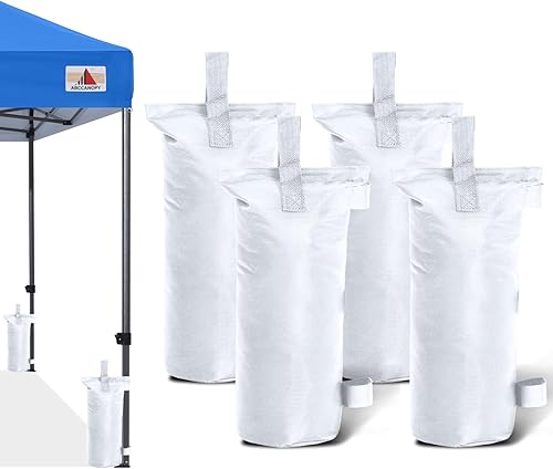 Miniatura 6 de ABCCANOPY - Pesos de anclaje para tienda de campaña, 4 unidades, color blanco