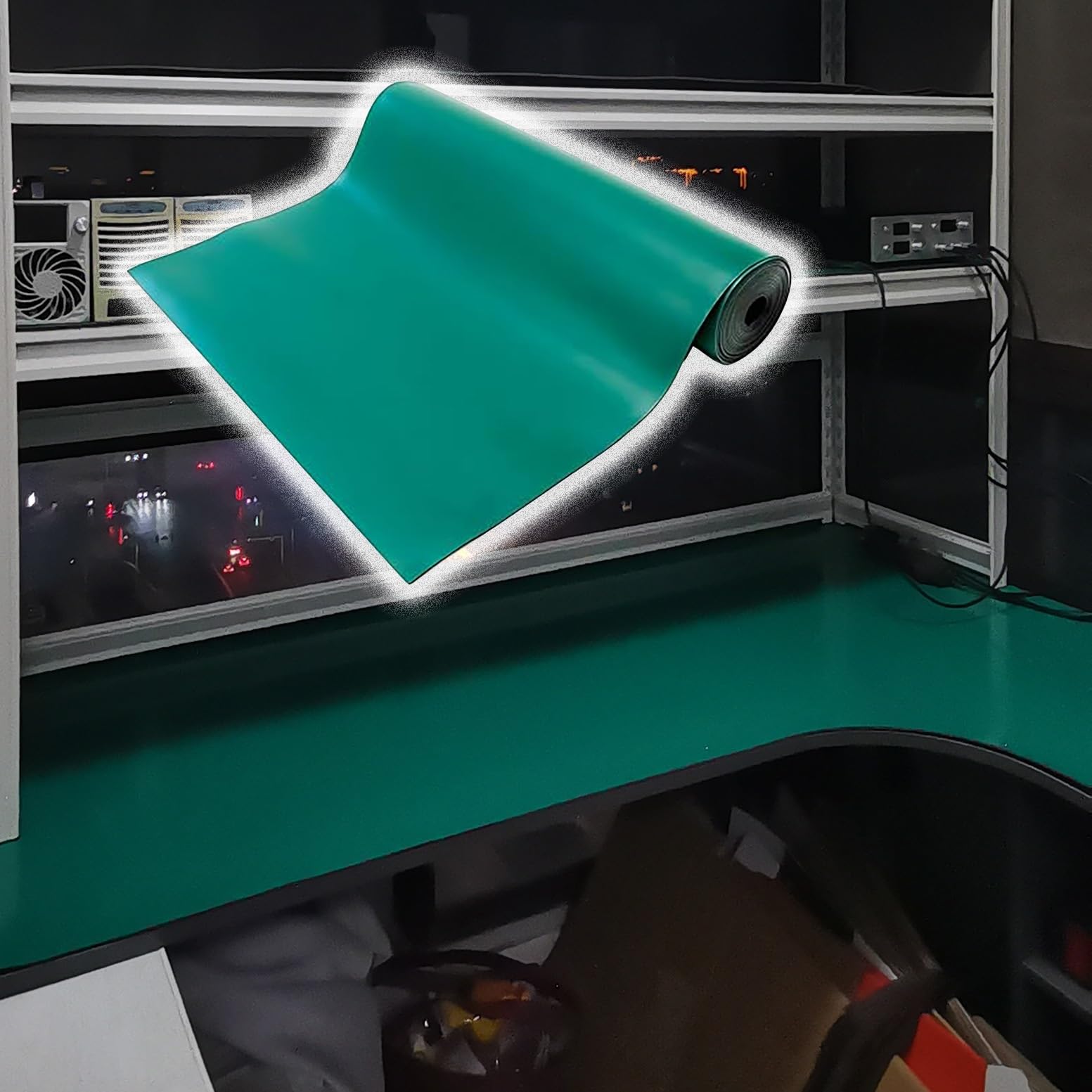 0.5 M 0.6 0.7 0.8 1 1.2 1.5 Meter Wide Commercial Soldering Mat Electronics Repair Mats, ESD High-Temperature Grounding Desk Mat for Garage/Tool Shed/Laboratory(0.7x2.4m/2.3x7.9ft)