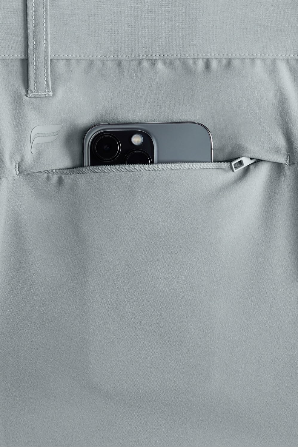 Fabletics Men's The Only Pant, External Pocket, Water-Repellent, Zip Pockets, Lightweight