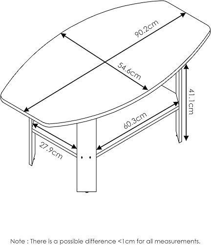 Miniatura 6 de Furinno Turn-N-Tube - Soporte para TV y mesa auxiliar
