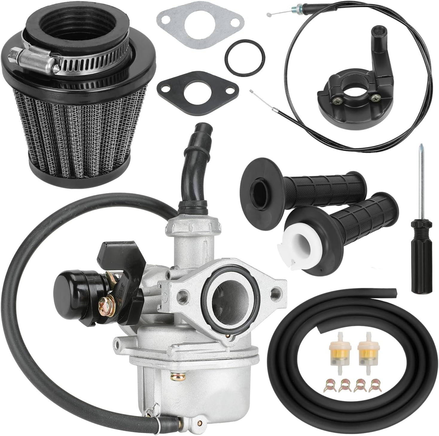 HOLATO PZ20 Carburetor Carb Air filter Fuel Line Kit for
