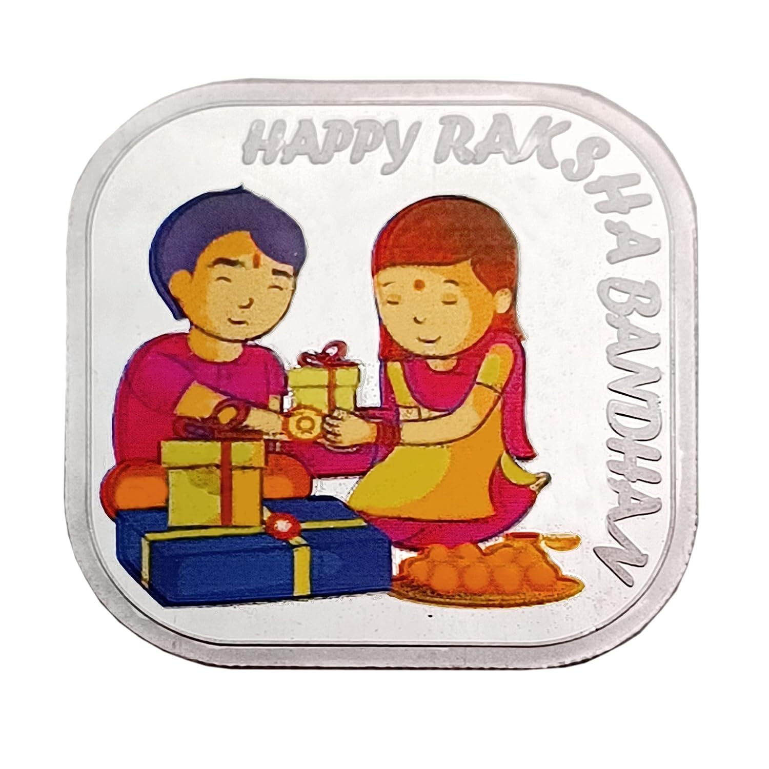 LVA CREATION Silver Coin note Laxmi ganesh lakshmi ganesh for rakshabandhan Pure Silver Coin Rakhi Gift for Sister Happy rakshabandhan silver coin Rakhi Raksha Bandhan Colored Pure Silver (999) (B0BQXSVQCY) Amazon Price History, Amazon Price Tracker