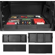 Z8 Trunk Hidden Storage Box for 20212025 Ford Bronco 4-Door Cargo Floor Organizer with Removable Divider,Under Cargo Storage Accessory