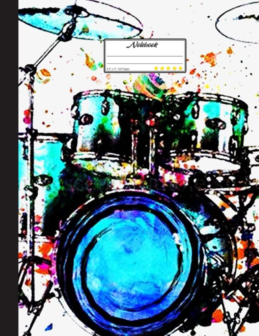 Drumming Lover Notebook: Drummers & Drumming Notebook Journal Diary Planner Gift For Female Rock Music Band ... Perfect Gift Idea For Birthday & Christmas