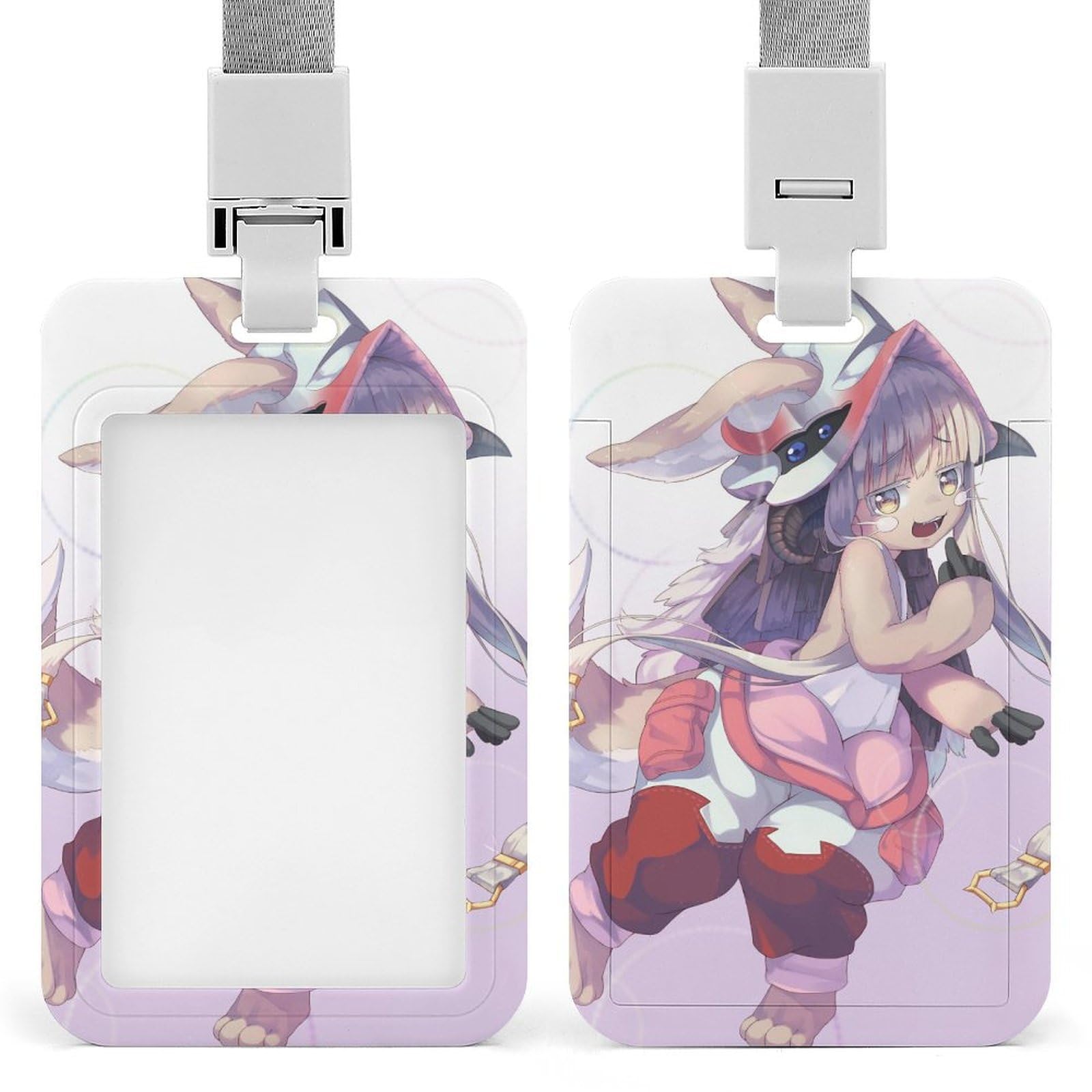 Amazon.co.jp: IDカードホルダー 縦型 メイドインアビス ナナチ パス