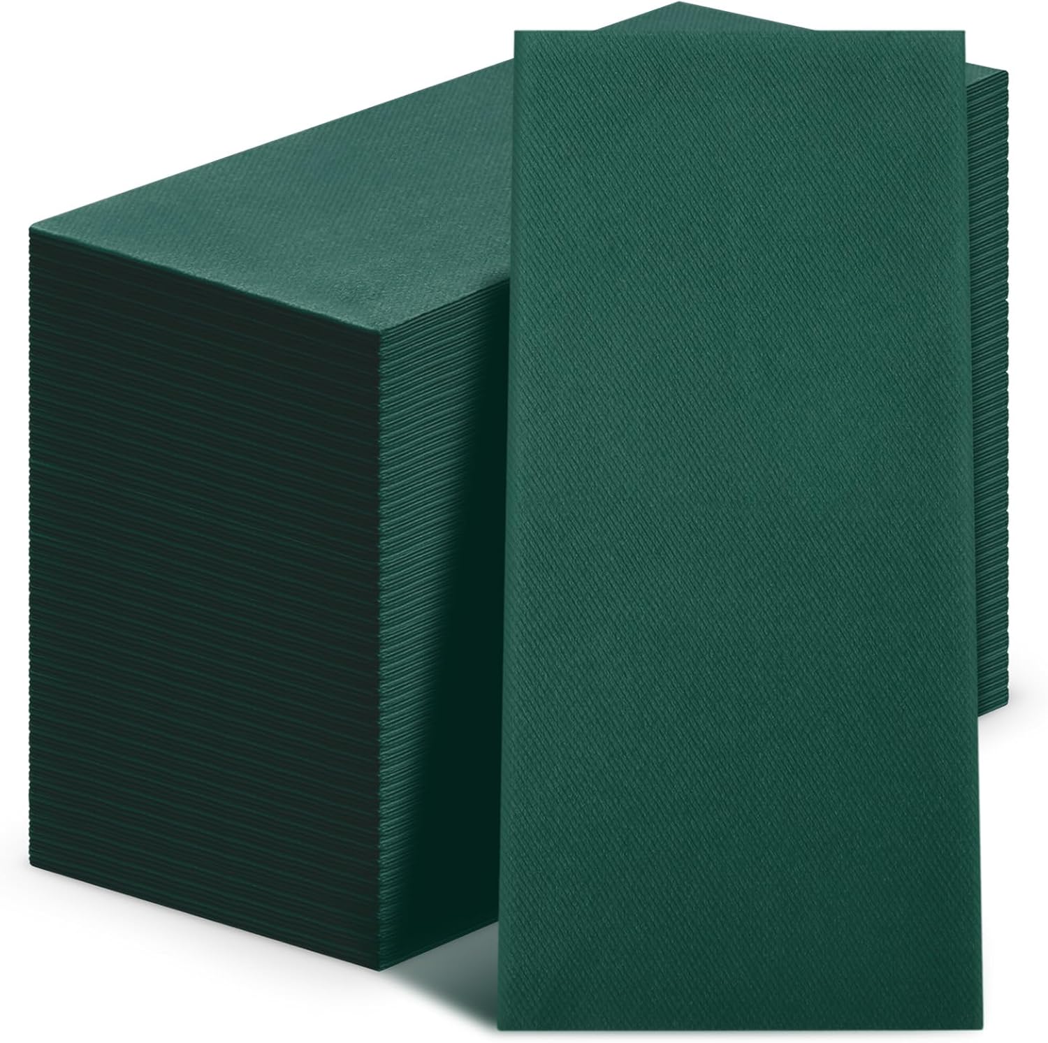 Qilery 50 Pcs Linen Feel Disposable Dinner Napkins