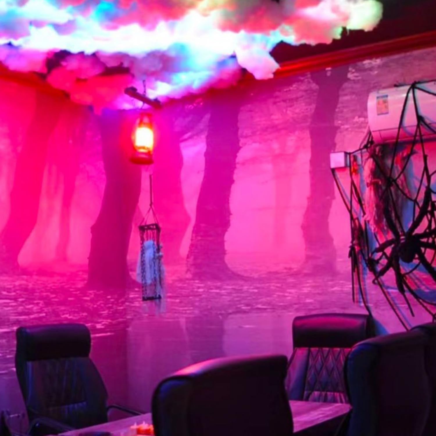 16/32 Fuß RGB 3D-Gewitterwolken-Lichtleiste, Stimmungsvolle Deckenbeleuchtung, Musik- Und Sprachsteuerung, Mehrfarbiger Lichtstreifen For Die Dekoration Von Gaming-Zimmern(32ft)