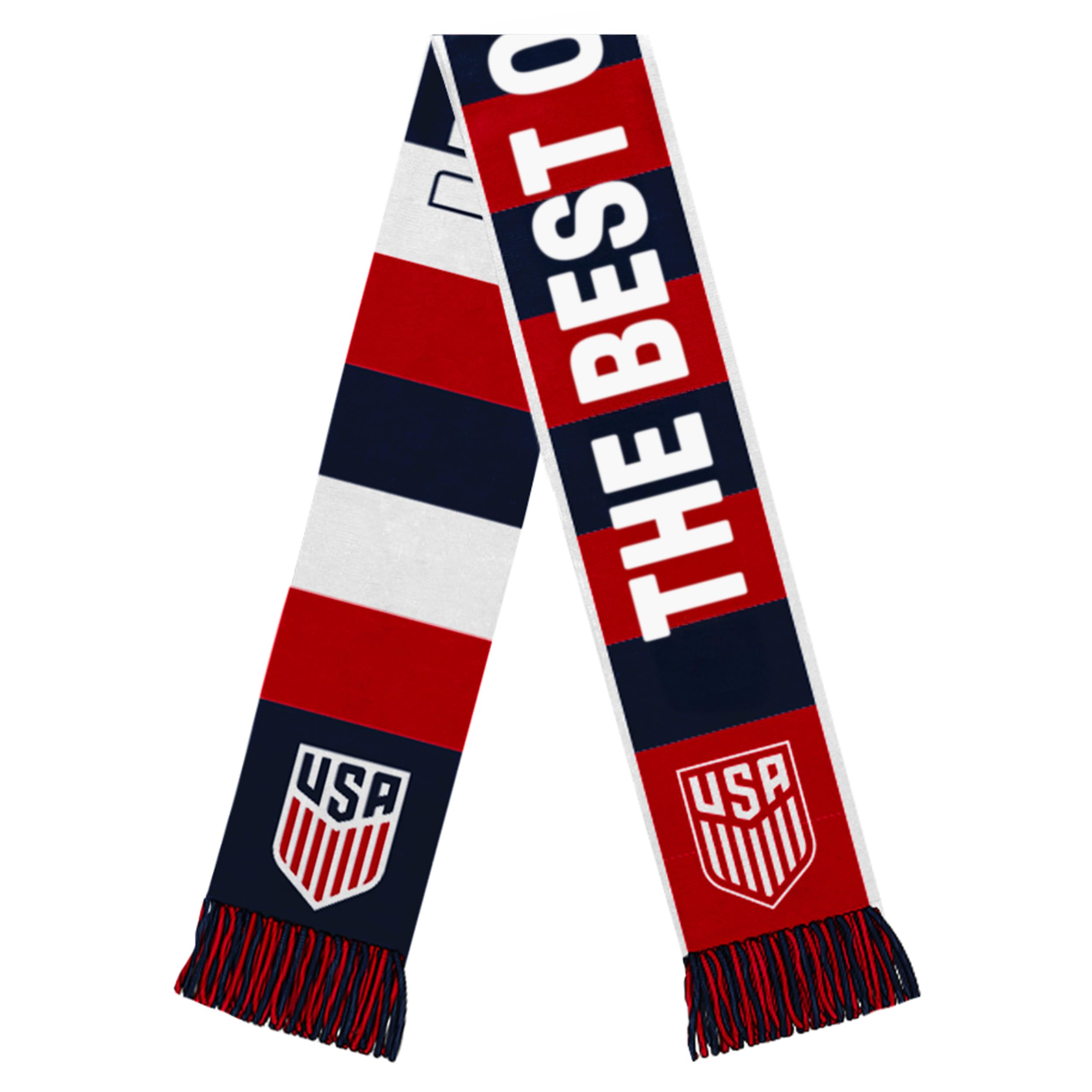 Icon Sports Officially Licensed U.S. Soccer Federation Scarf - Unisex Adult United States One Size United States