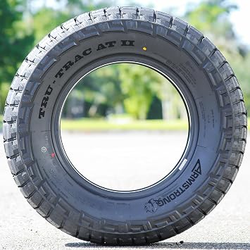 Armstrong Tru-Trac AT II Truck/SUV A/T All-Terrain Off-Road Radial Tire-215/75R15 215/75/15 215/75-15 100S Load Range SL 4-Ply BSW Black Side Wall