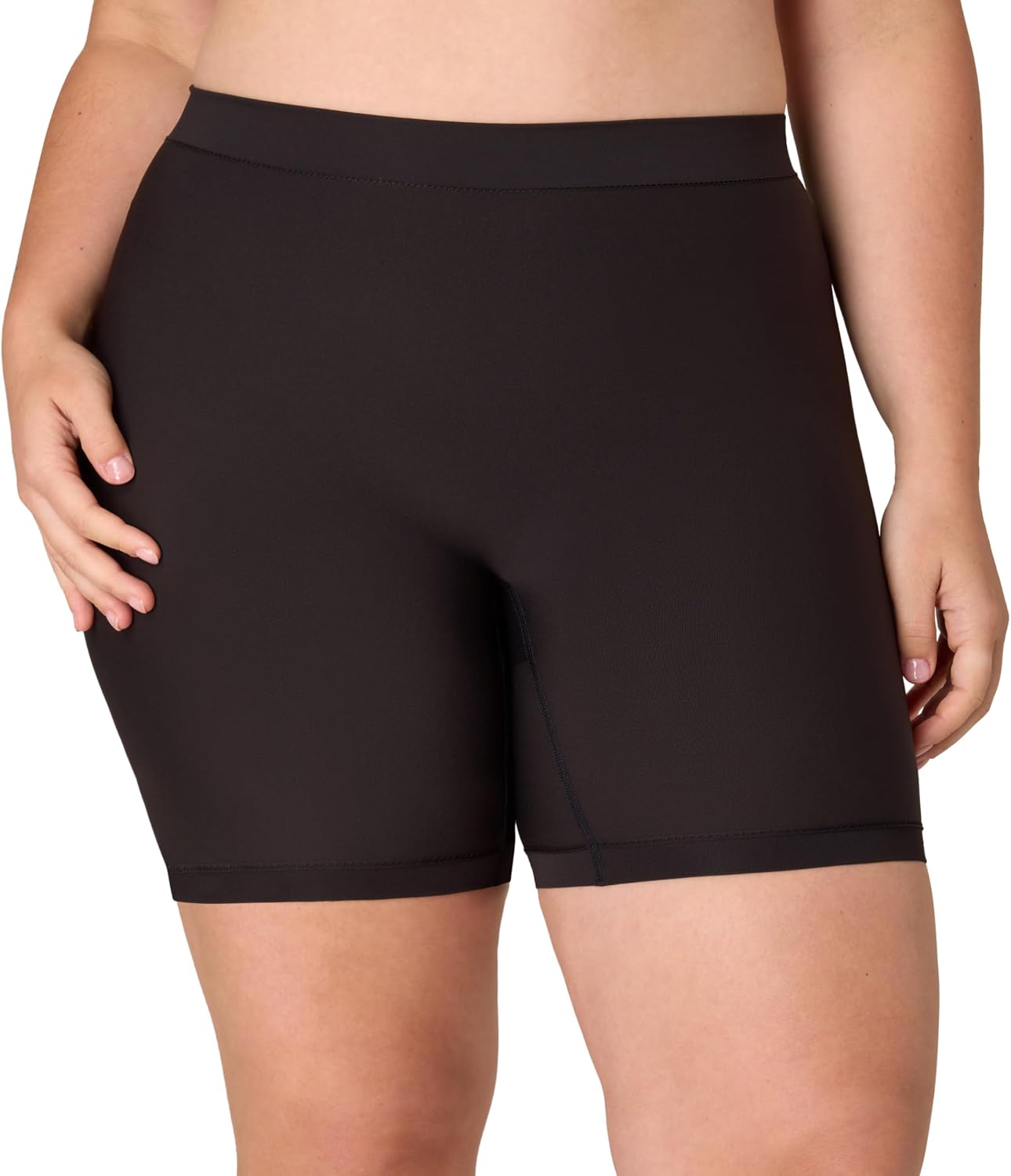 PLAYTEX Women's Shapewear Shorts, Smoothing Anti-chafe At-waist Shaper Shorts for Women, Moisture-wicking