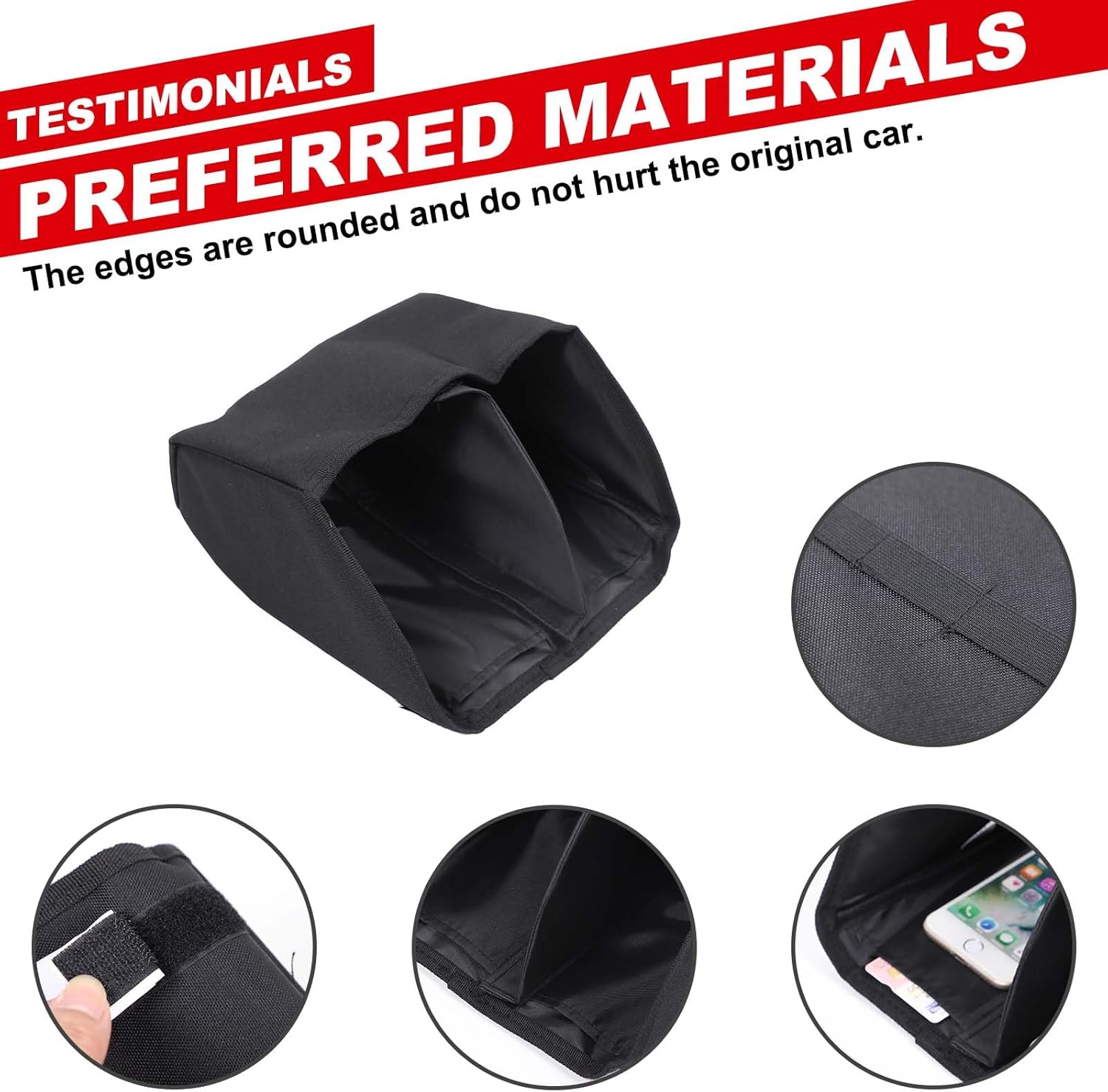 Compatible with Fiat 500 2007 2008 2009 2010 2011 2012 2013 2014 2015,Glove Box Dividers Organizer Accessories,Insert Storage Bag,Glove Box Separate Storage Bag
