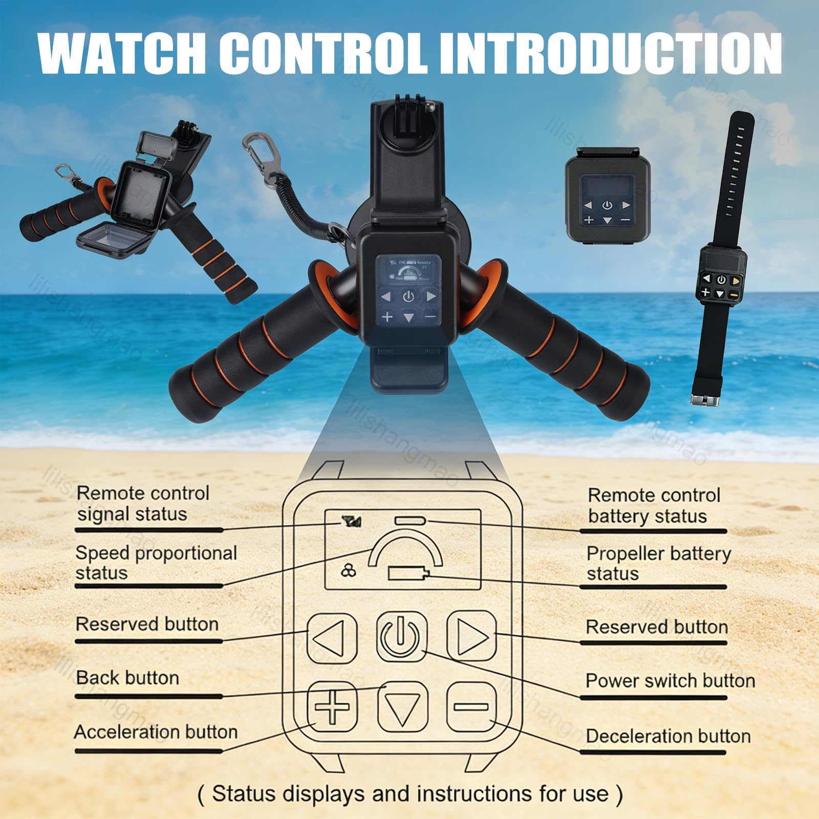 Scooter Subacuático Y Moto Acuática Inflable: 3 Formas De Jugar: Kayak, Lancha Motora Y Propulsión para Buceo. Motor Sin Escobillas Y Capacidad De 200 kg, Ideal para Snorkel Y Pesca 700W