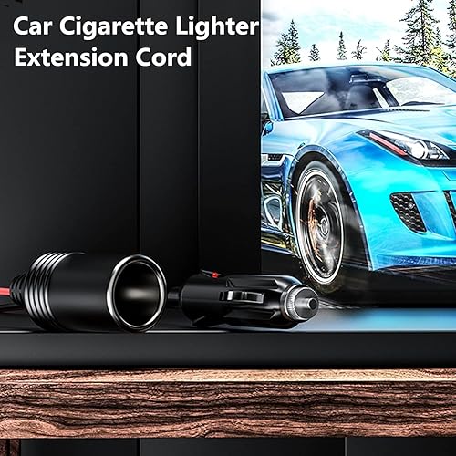 Miniatura 7 de KEWIG Cable de extensión para encendedor de cigarrillos de 26 pies, enchufe de encendedor de cigarrillos de 12 V 24 V, cable de extensión resistente