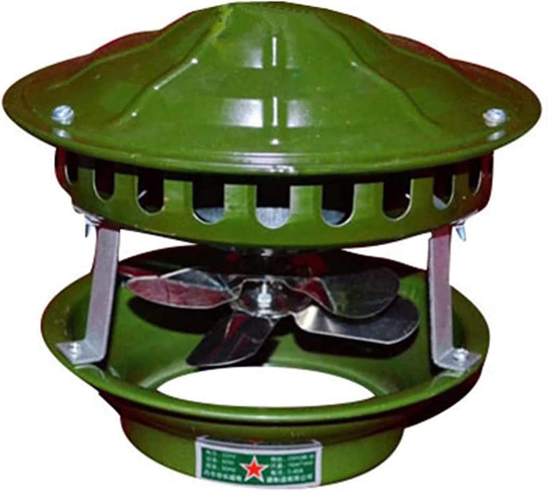 Ventilatore per camino, 60 W/80 W, aspiratore di fumo a 7 foglie, aspiratore e aspiratore per camino, ventola per fumi per una rimozione efficiente del fumo
