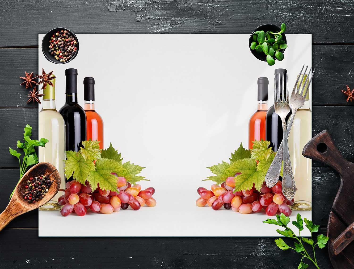 DarHuas afdekplaat voor fornuis, 70 x 52 cm 1-delig, afdekking voor keramische kookplaat, inductie universele elektrische kookplaat, spatbescherming, glas, decoratieve snijplank, DRUPPELS