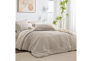 Neutral Queen Comforter Set in Beige: A Haven of Comfort and Style