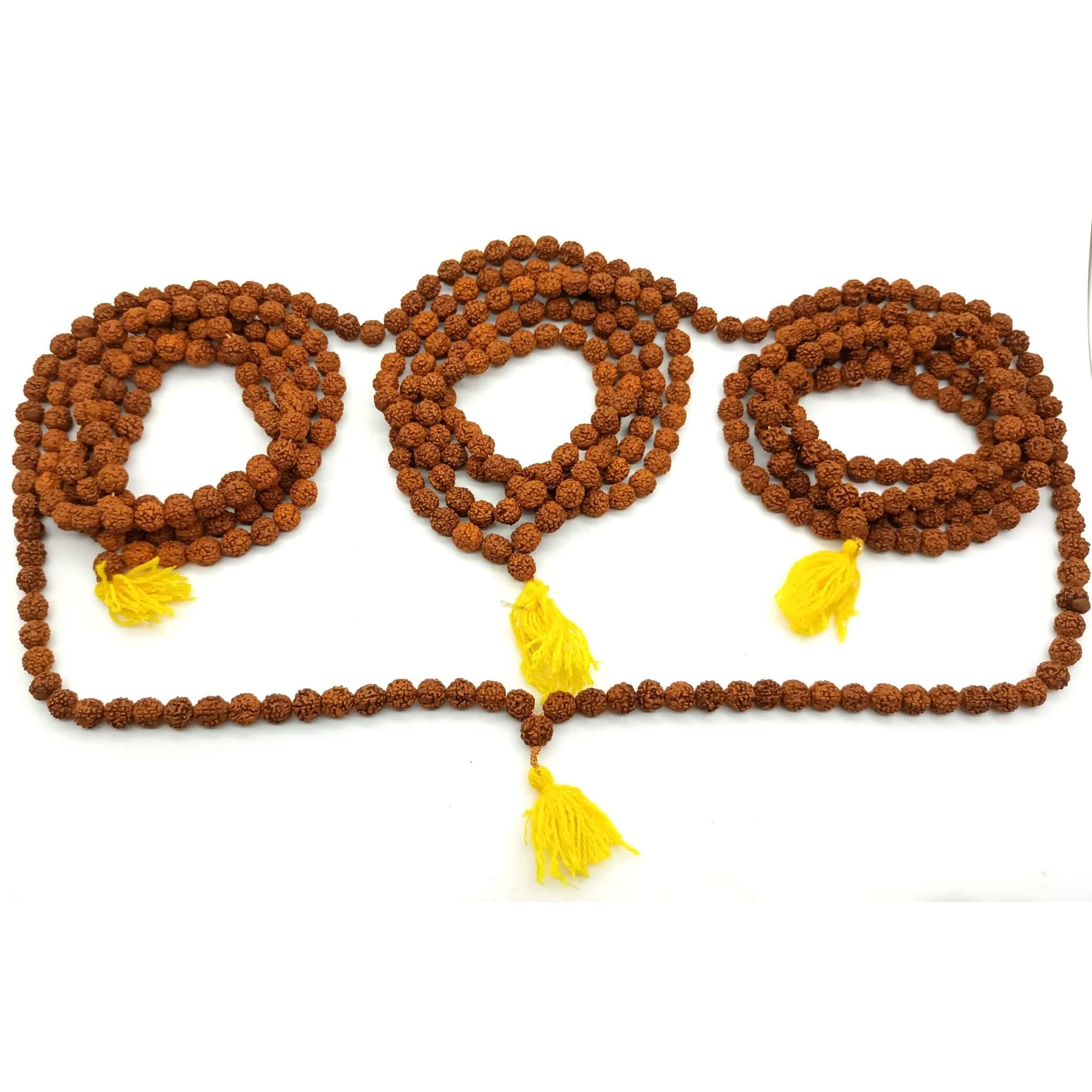 CREYENTES® 5 Face Rudraksha Mala for Men & Women Pack of 4 , Size 8 Mm,108+1 Beeds Japa Mala for Men Women Yoga Meditation (RUDRAKSH Simple MALA, Pack of 4) (B0BSXHKVT8) Amazon Price History, Amazon Price Tracker