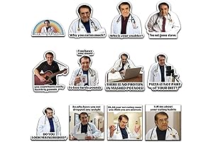Dr. Now Magnets Fridge Set: Hilarious Kitchen Fridge Magnets for Diet Enthusiasts