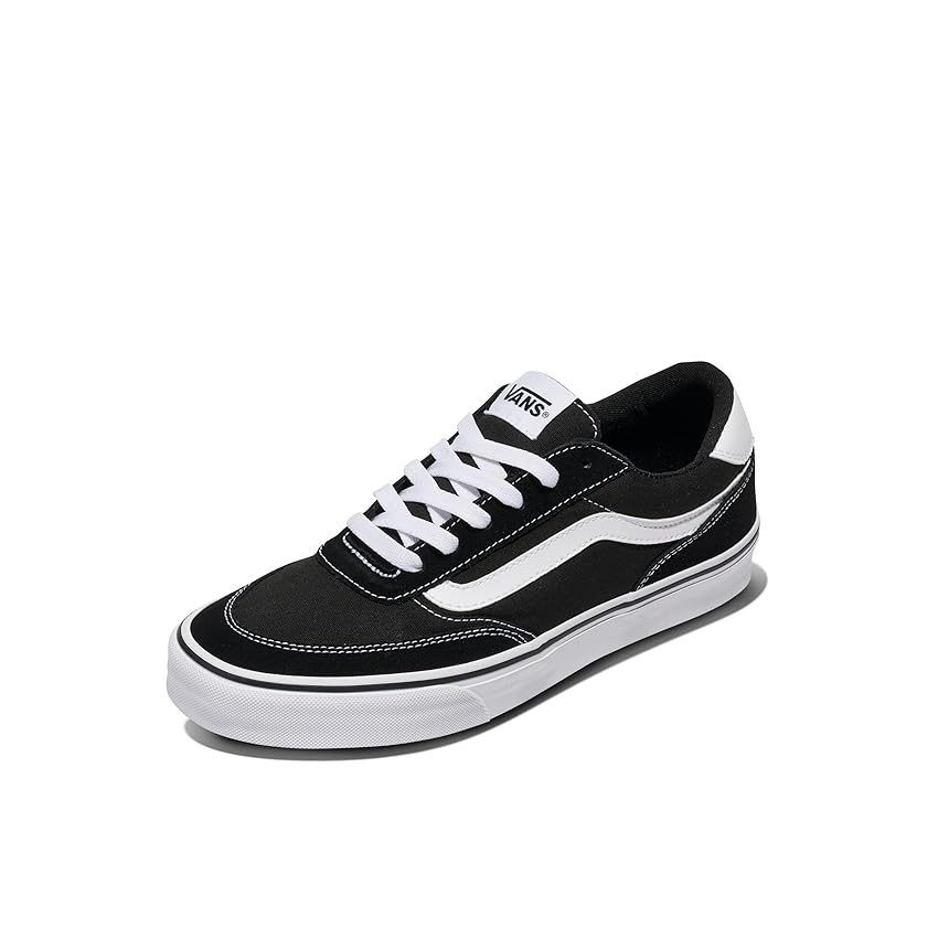 Vans Brooklyn, Scarpe da Ginnastica Uomo, BA2 - Suede/Canvas Black/White, 42.5 EU